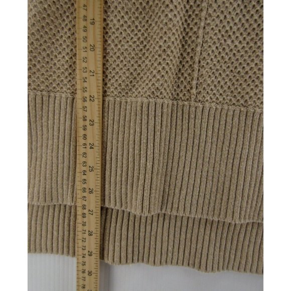 Rachel Zoe Sweater Small Tunic Pullover Shoulder Buttons Thermal - Picture 4 of 10